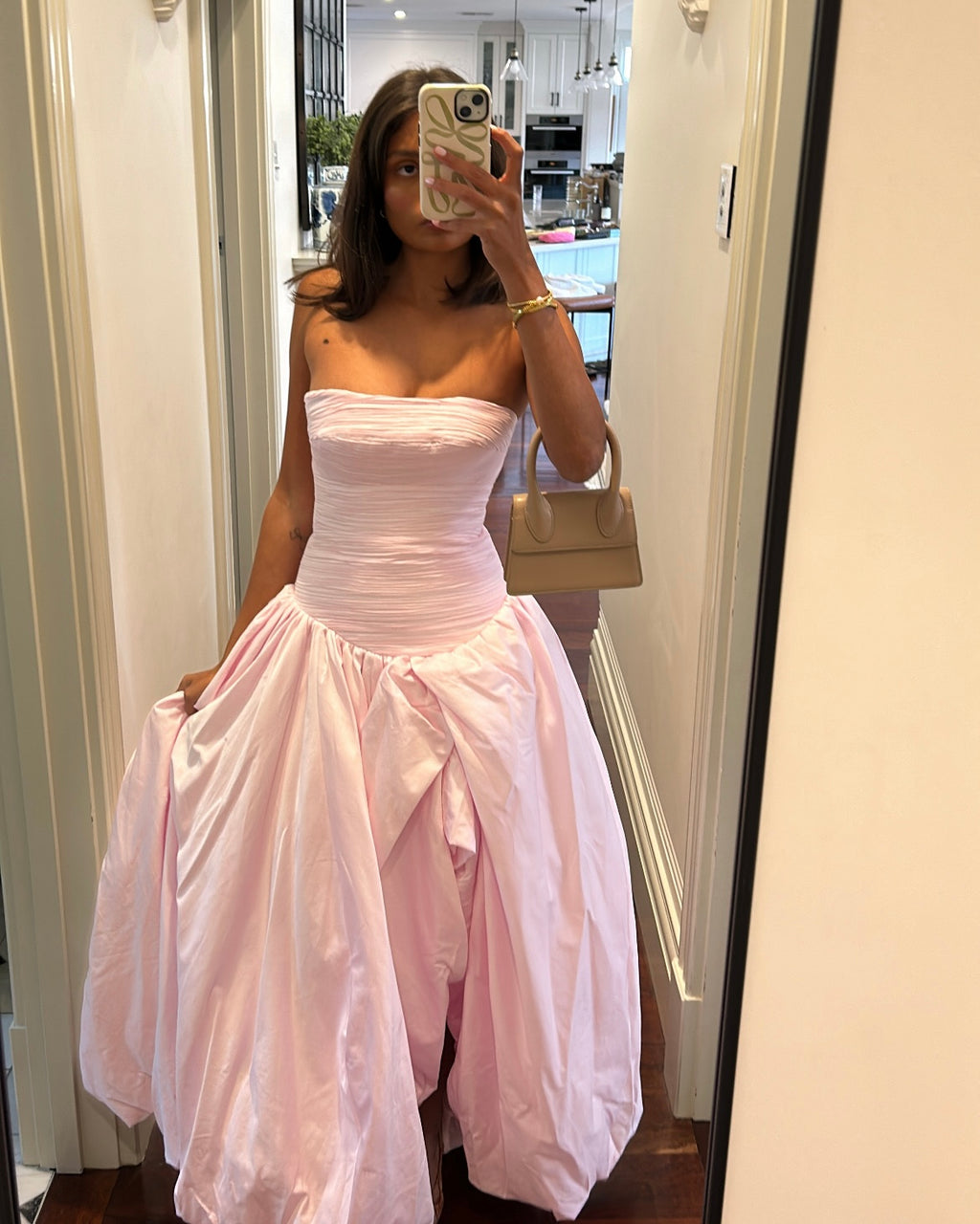 Violette Bubble Hem Maxi Dress