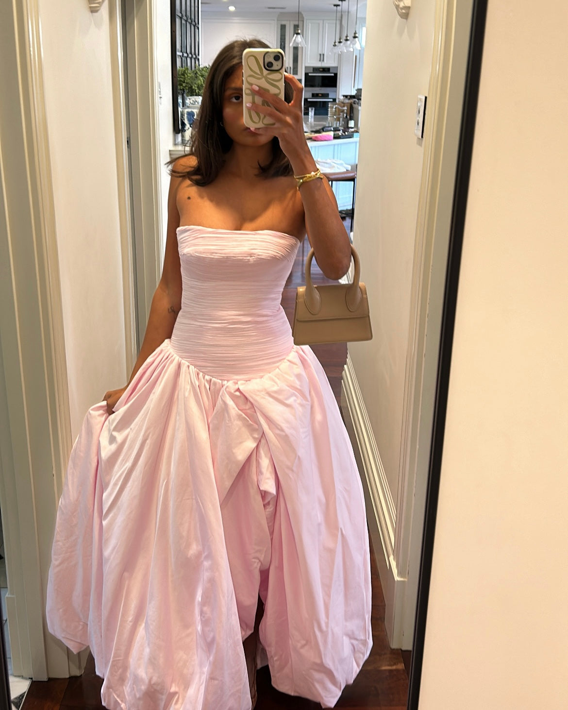 Violette Bubble Hem Maxi Dress