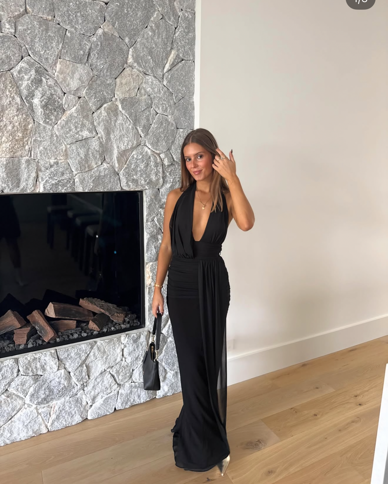 Cassie Draped Maxi