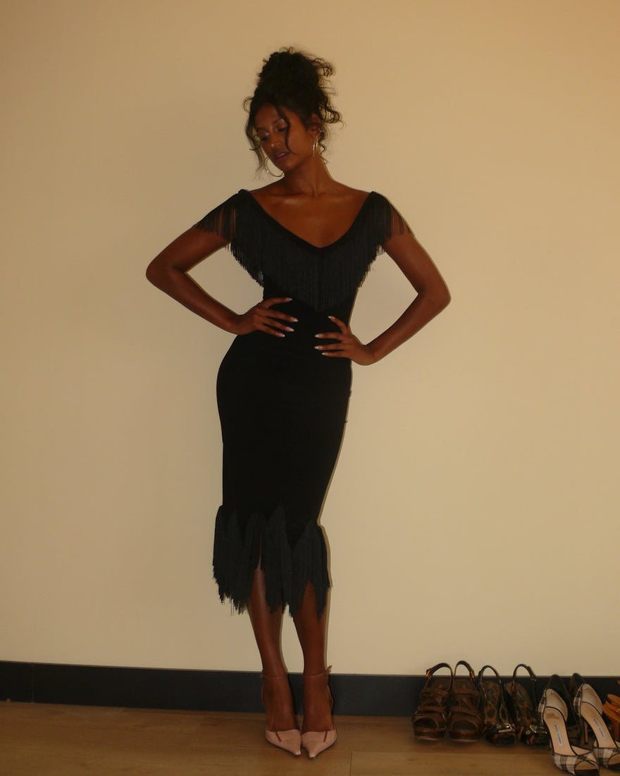 Fringe midi