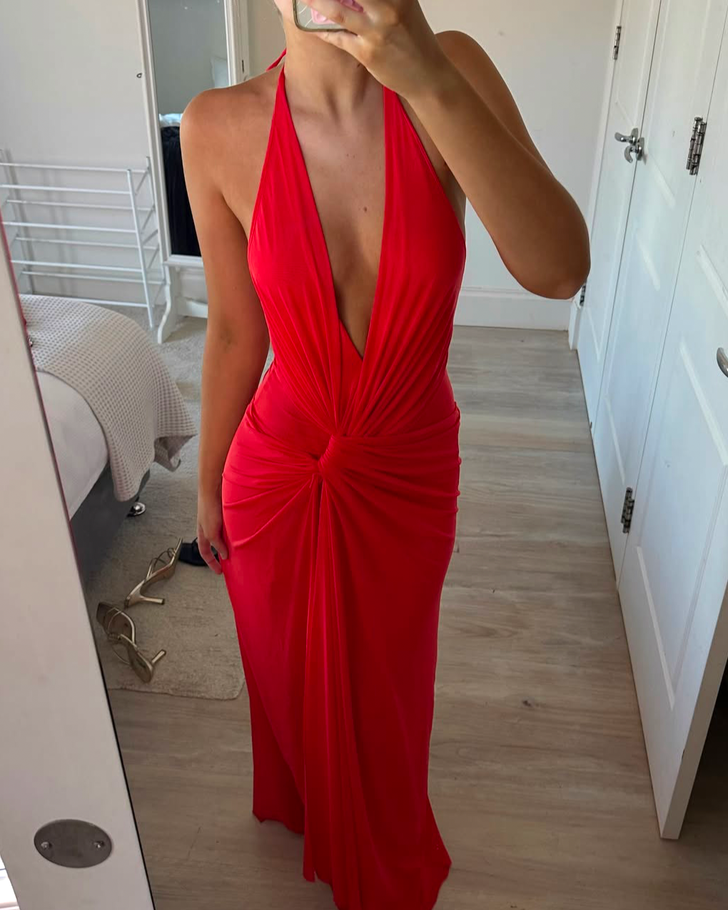 Xanthi V Neck Maxi Dress
