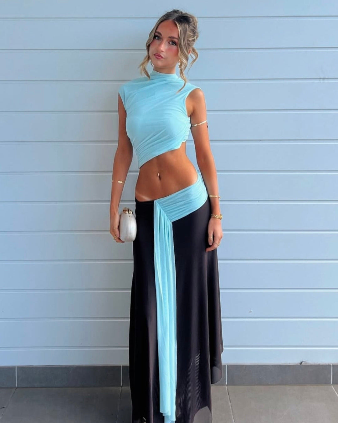 Conni Asym Midi Dress