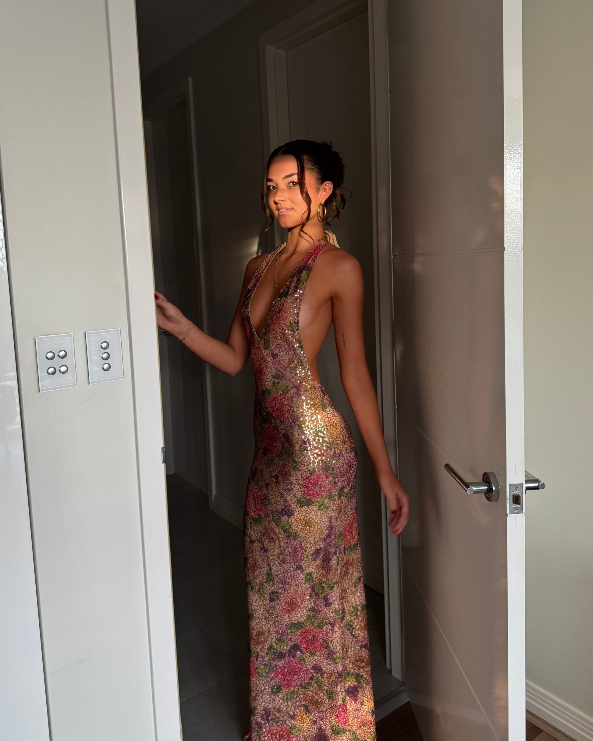 Liana Dress Fleur Sequin