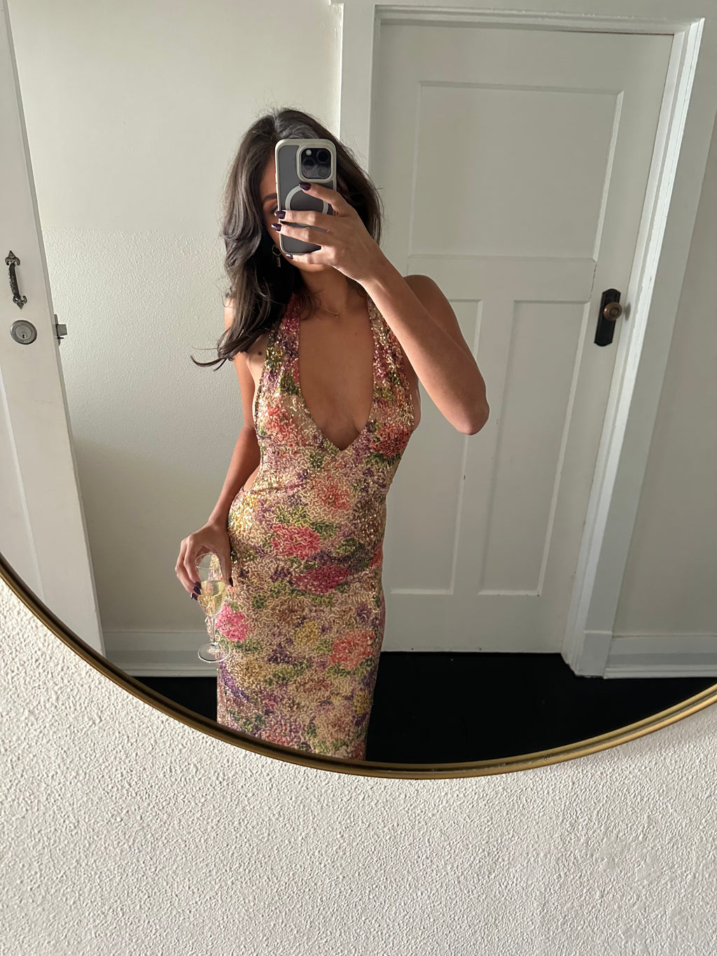 Liana Dress Fleur Sequin
