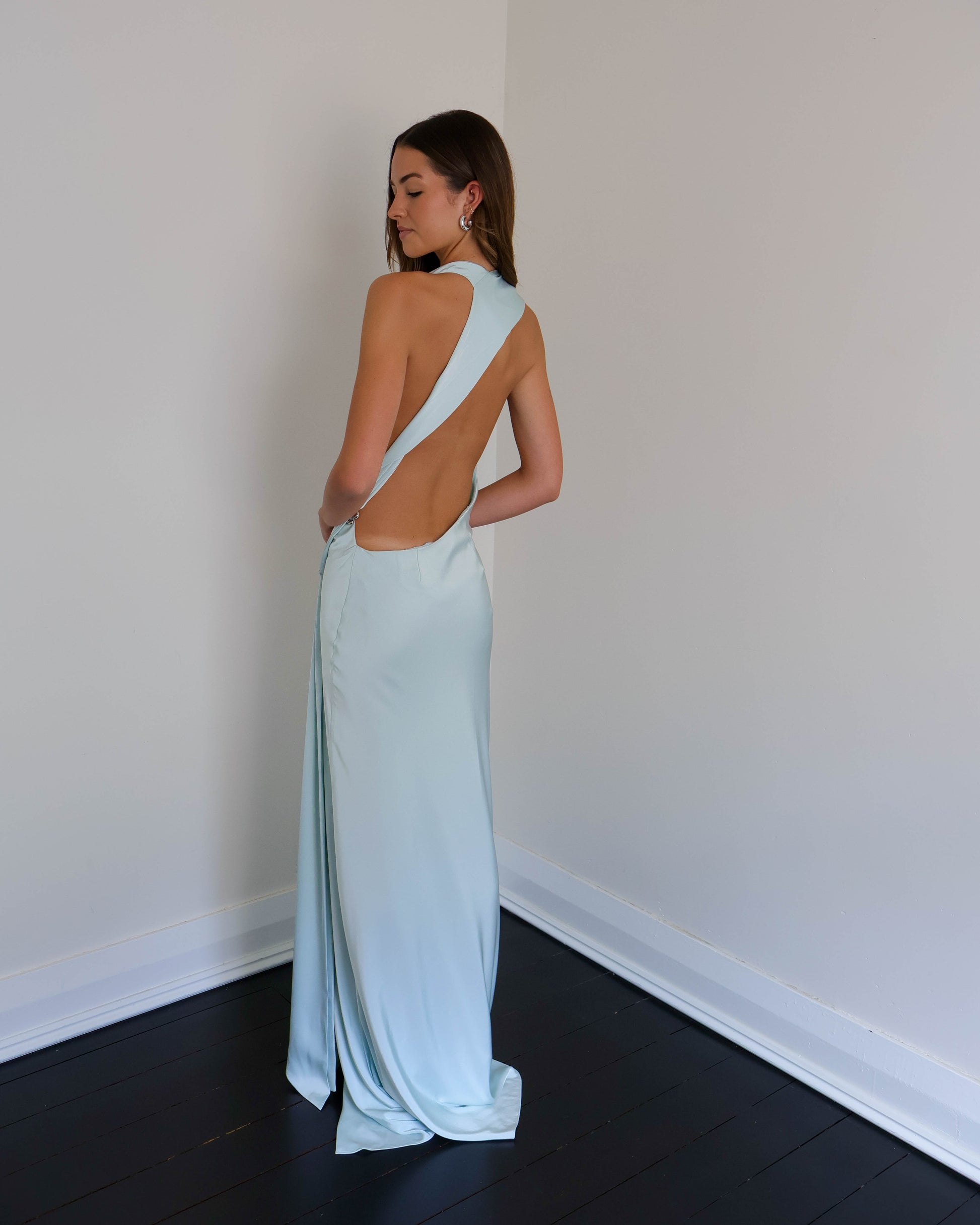 The Harlow Satin Dress