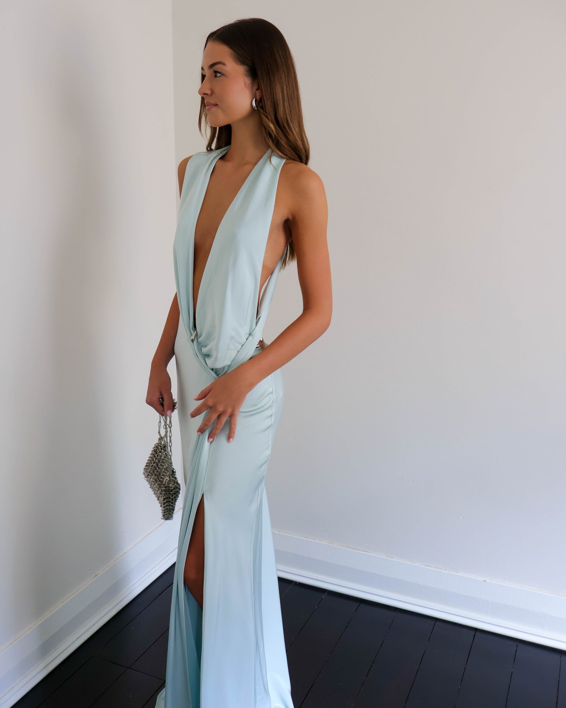 The Harlow Satin Dress