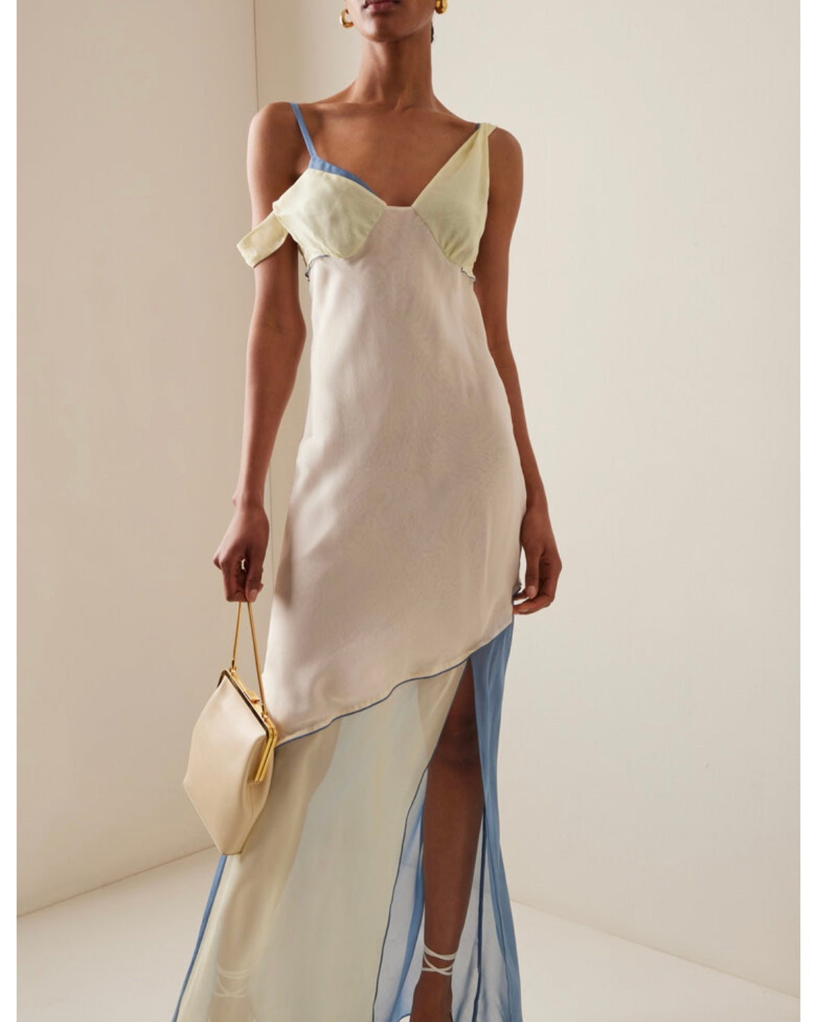 Thames Splice Midi Dress