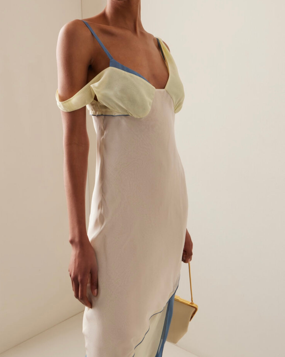 Thames Splice Midi Dress