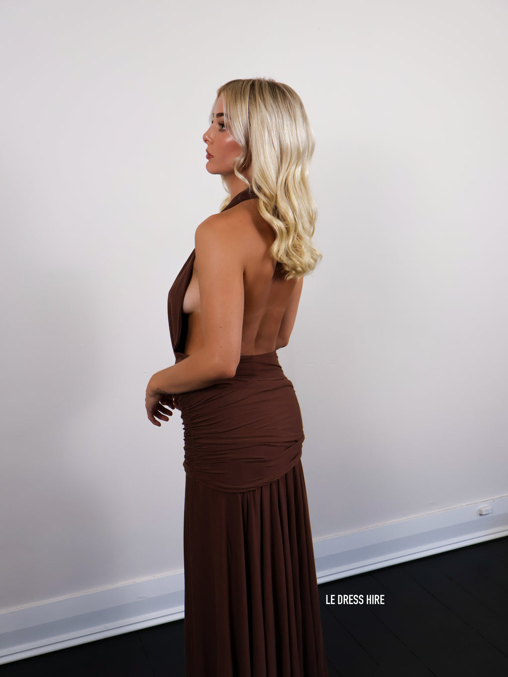 Evelyn Halter Maxi Dress