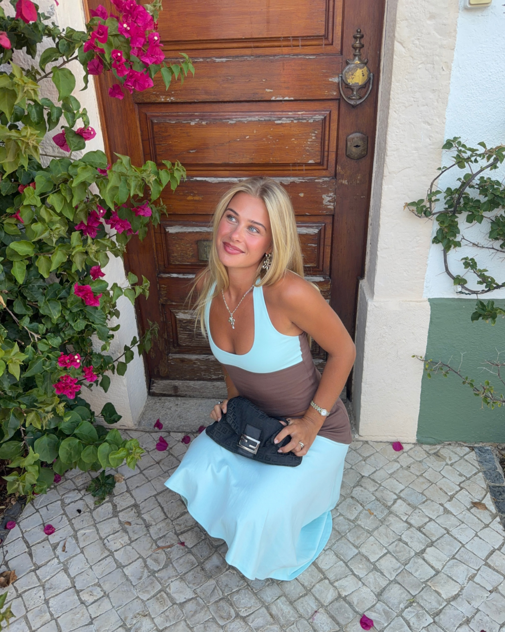 Jemima Midi Skirt and halter Top