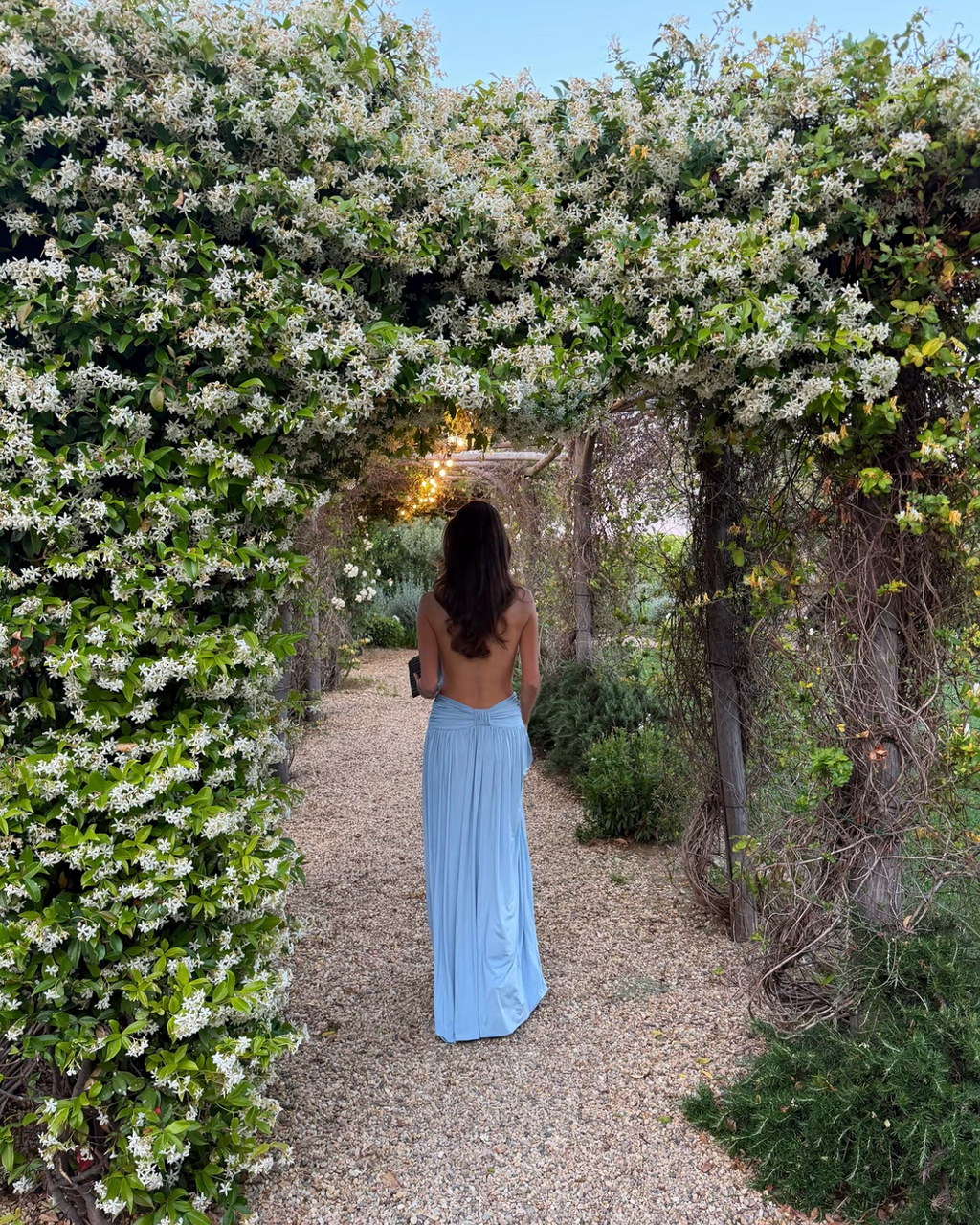 Santina Dress in Sky