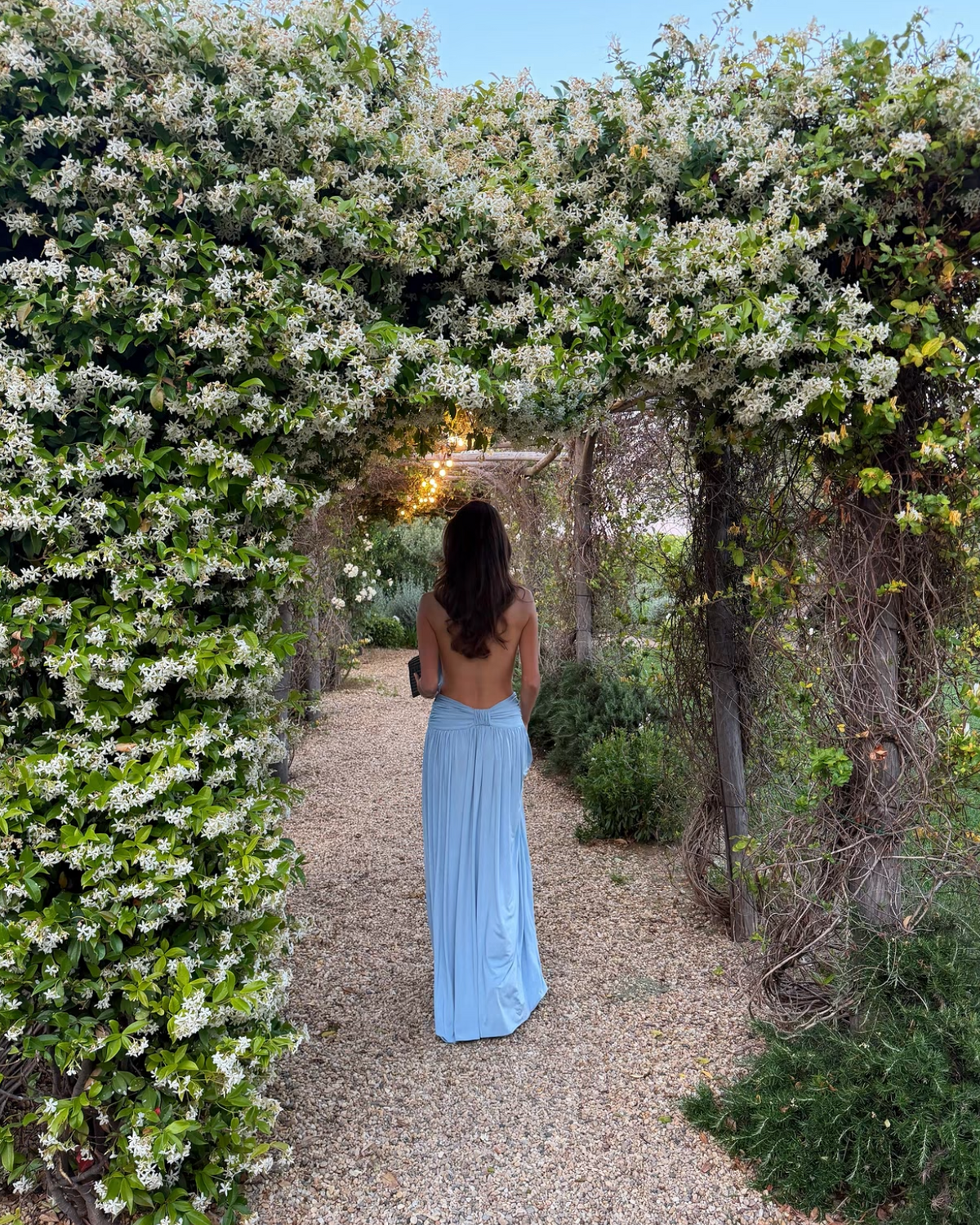 Santina Dress in Sky