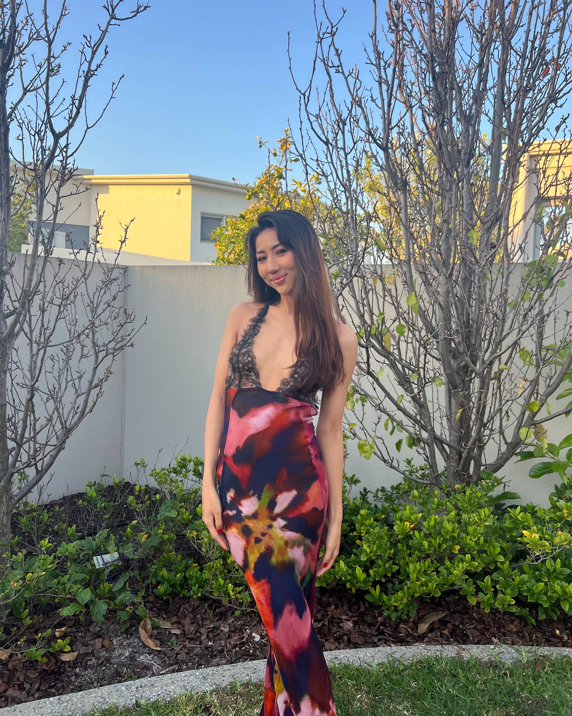 Paola Floral Slip Dress