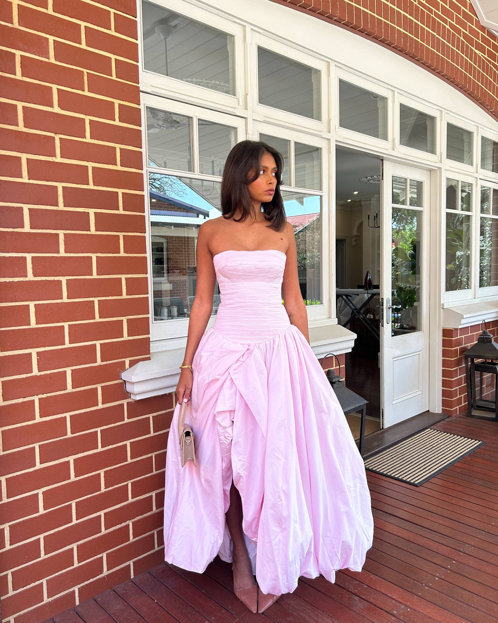 Violette Bubble Hem Maxi Dress