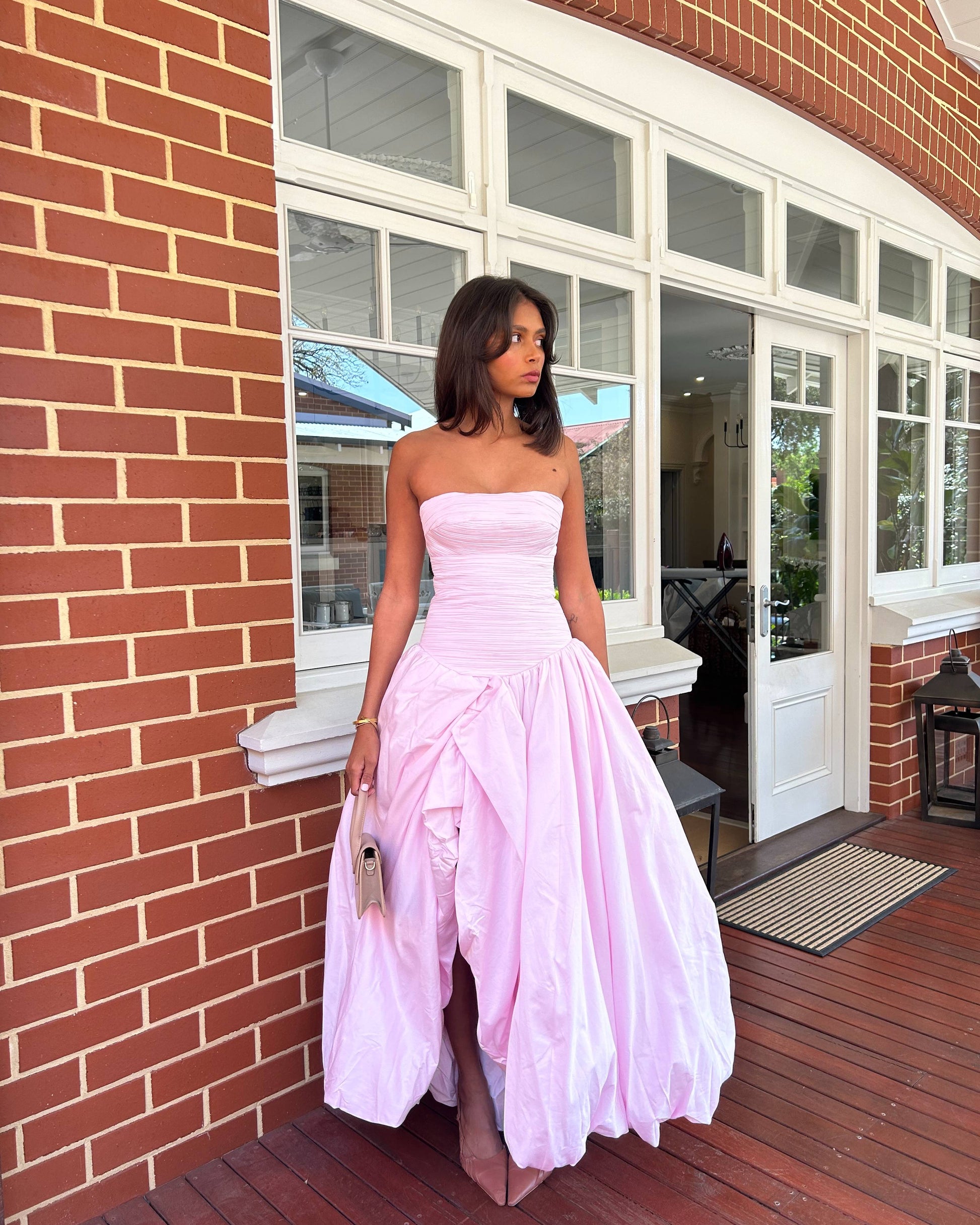 Violette Bubble Hem Maxi Dress