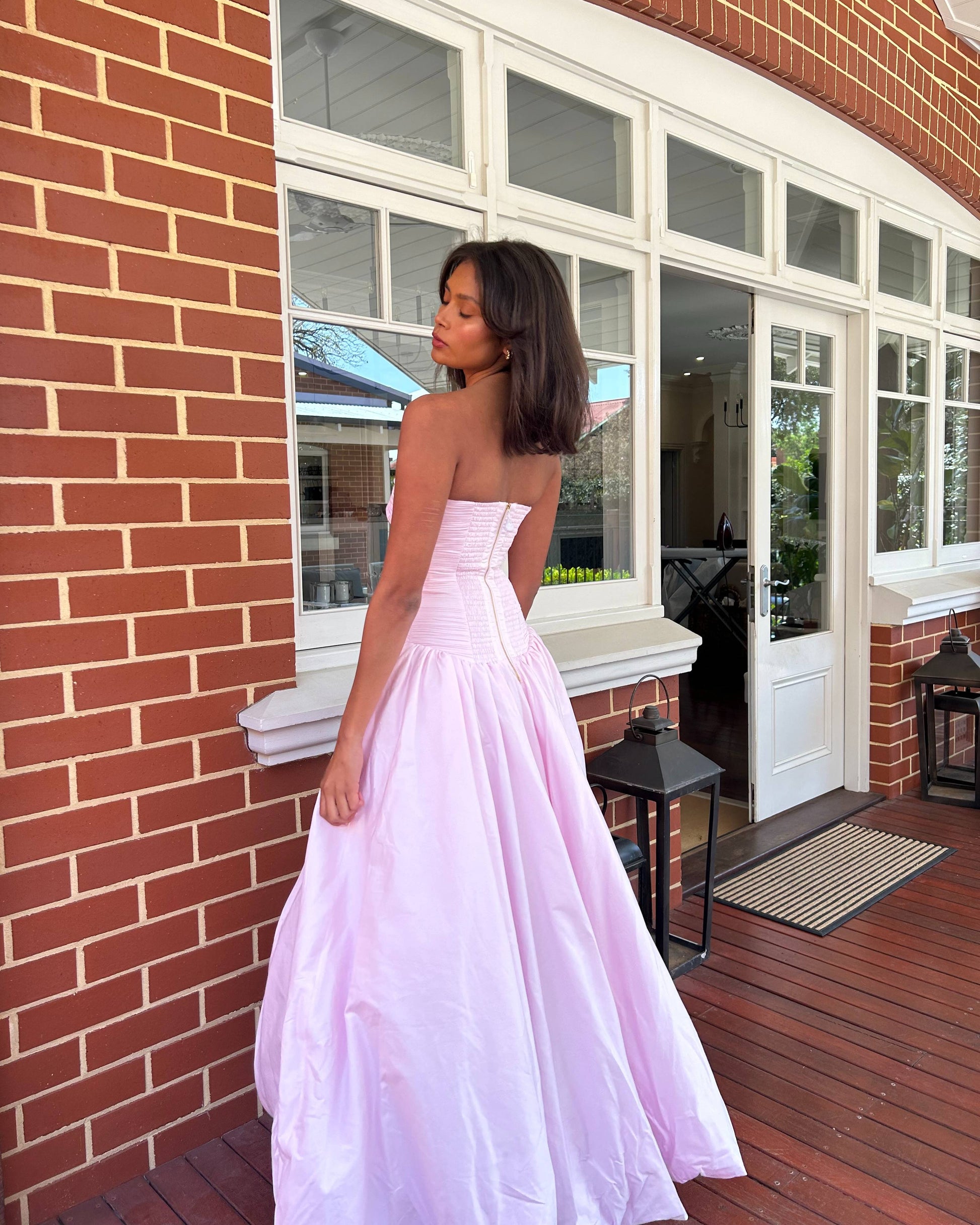Violette Bubble Hem Maxi Dress