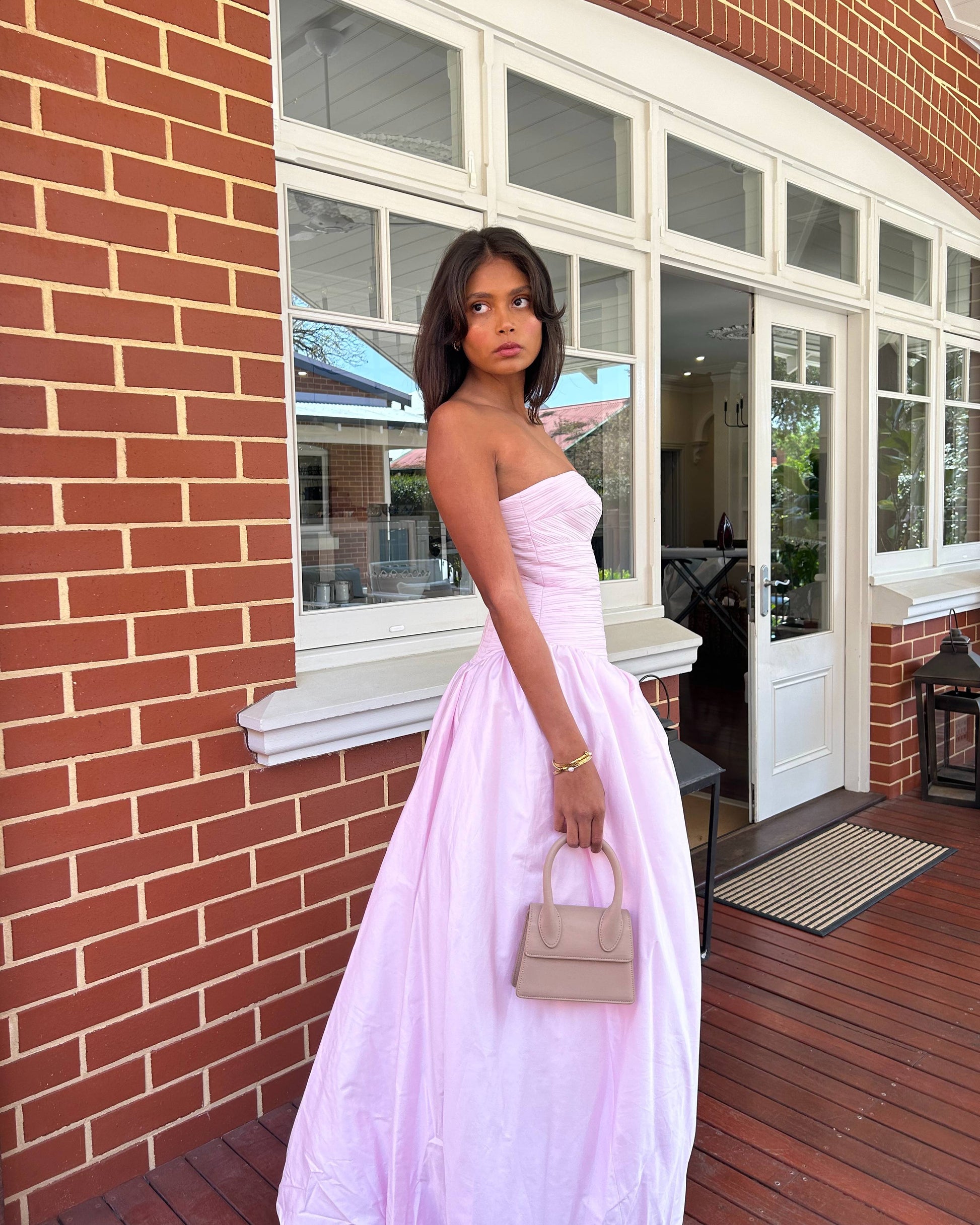 Violette Bubble Hem Maxi Dress