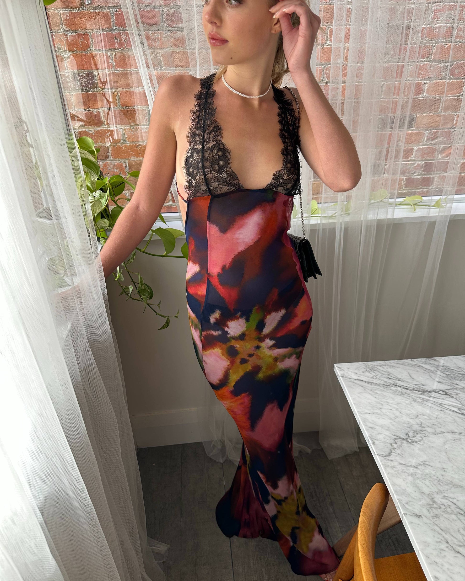 Paola Floral Slip Dress
