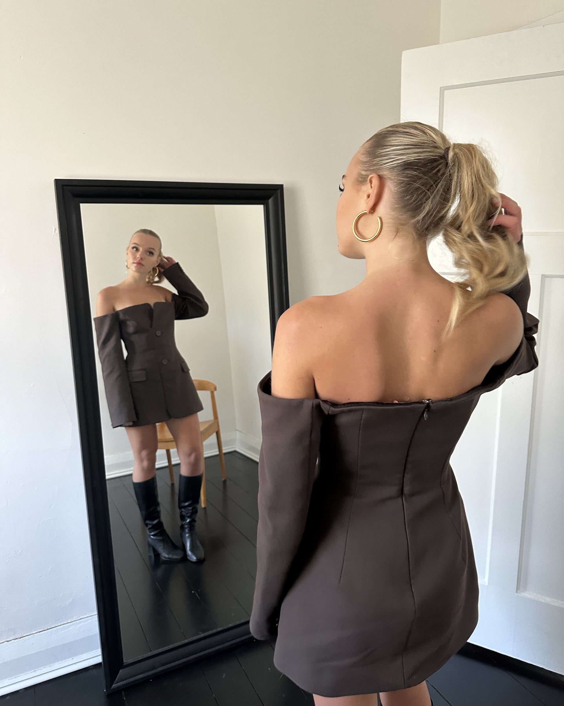 Sandrine Tailored Mini Dress