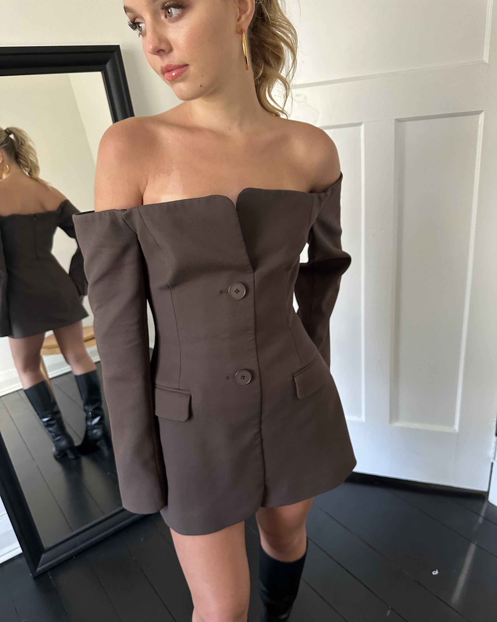 Sandrine Tailored Mini Dress