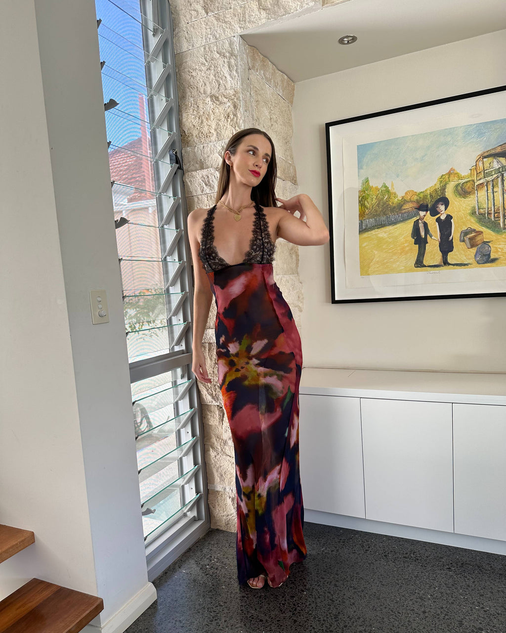 Paola Floral Slip Dress