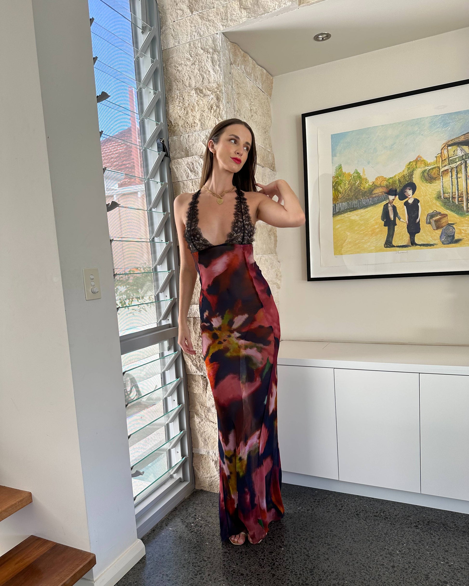 Paola Floral Slip Dress