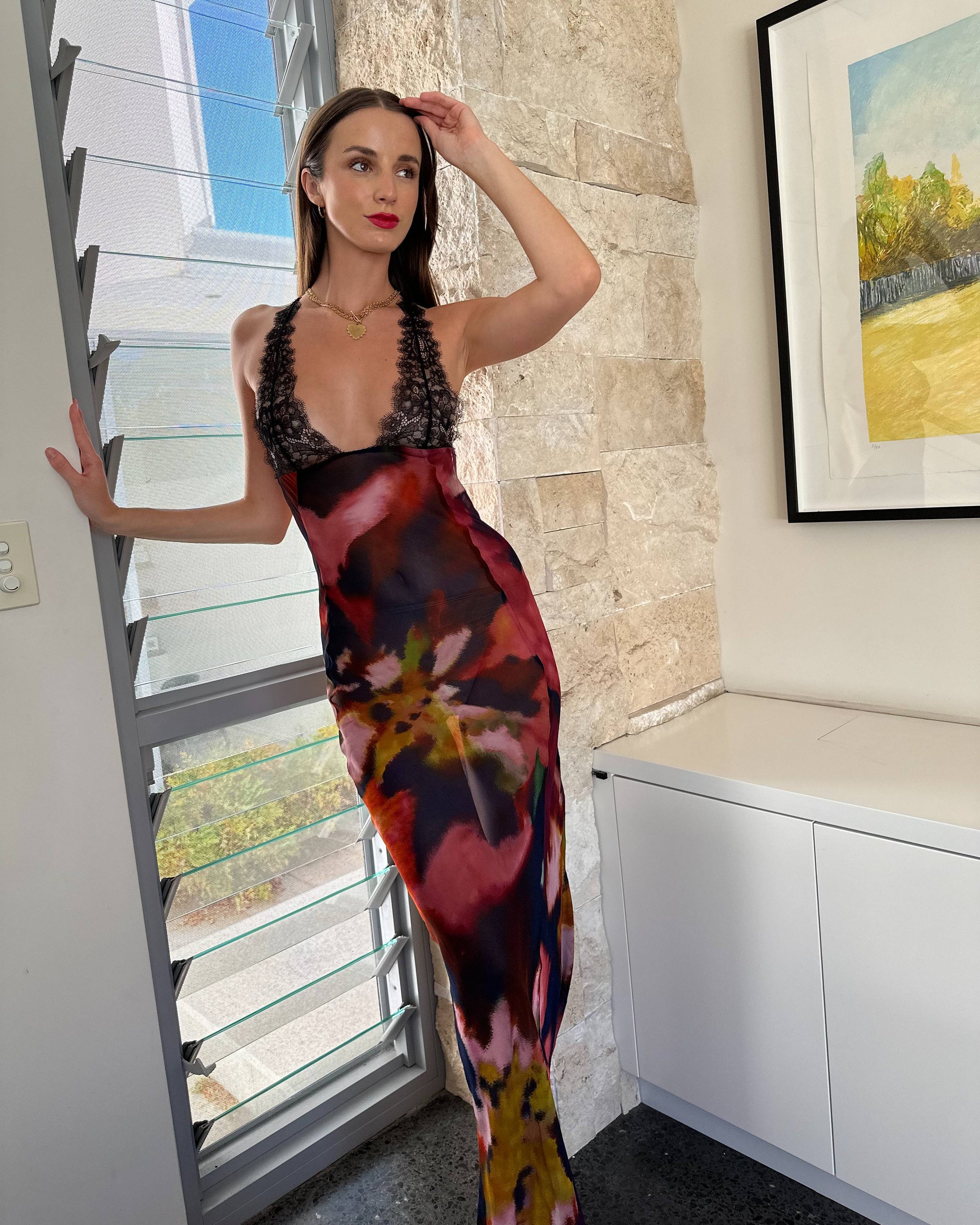 Paola Floral Slip Dress