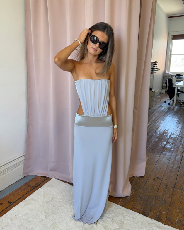 Kendall Dress in Silver