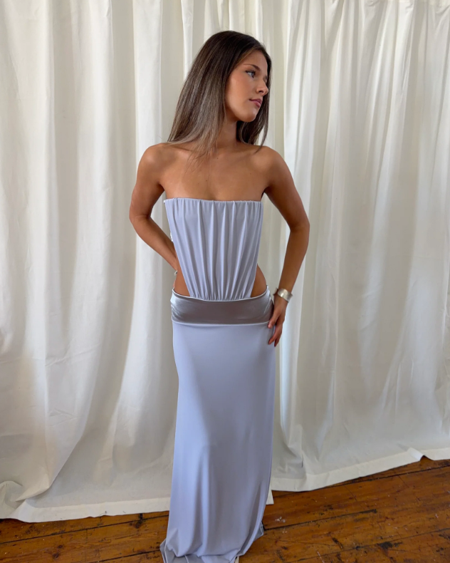 Kendall Dress in Silver