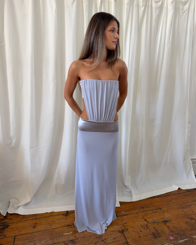 Kendall Dress in Silver