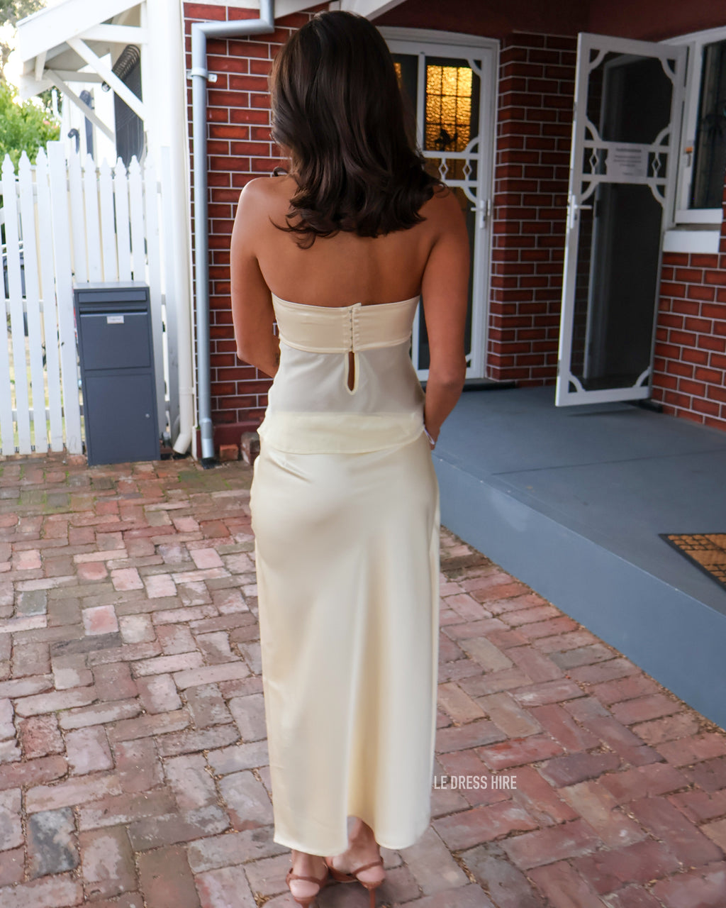 Patrice Strapless Top and Ricky Midi Skirt Set